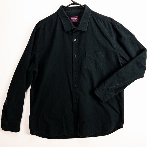 UNTUCKit Other - UNTUCKit Brushed Cotton Button Up Shirt Men's 2X Black Office Casual Modern